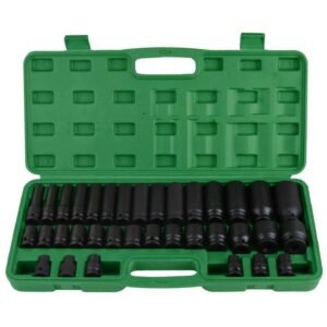 1/2" Galvučių smūginių rinkinys 8-32mm 35vnt.
