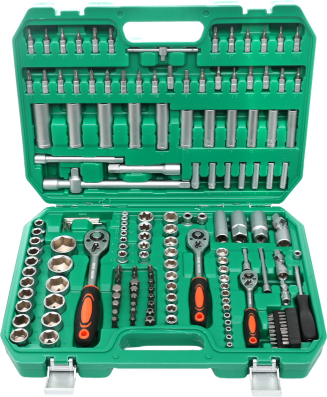 Profesionalus TORX galvučių ir raktų rinkinys, 172 dalys Kraft&Dele KD308