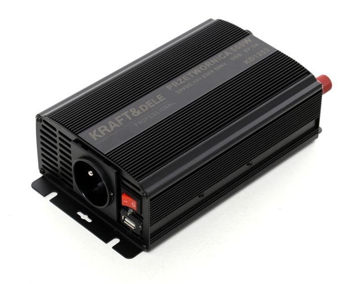 Przetwornica samochodowa 500W 12/24V - 230V