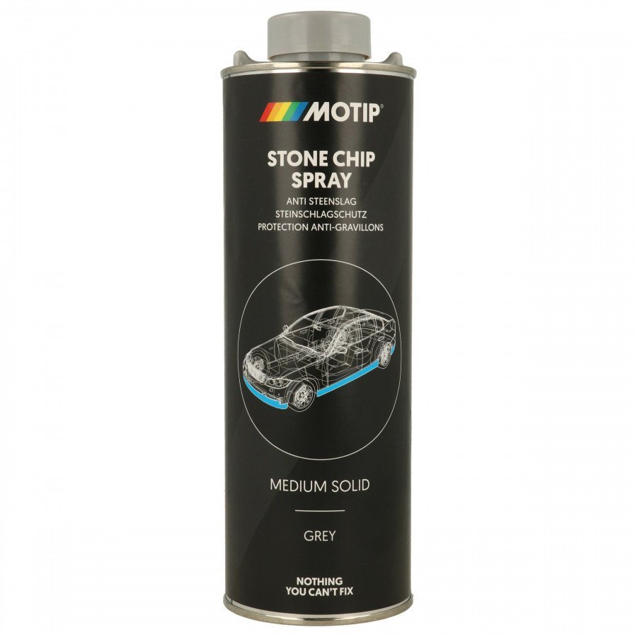 Purškiama akmens smūgių apsaugos danga, pilka 1000ml, Motip