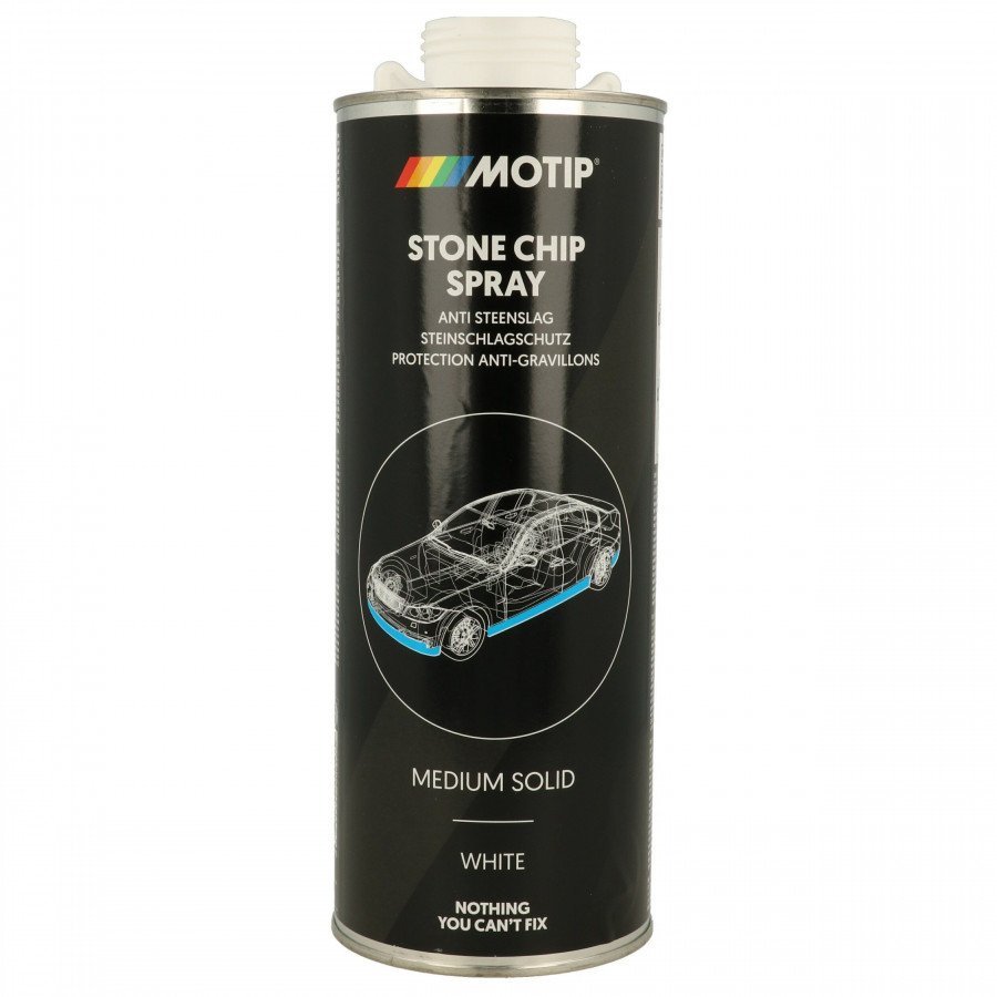 Purškiama akmens smūgių apsaugos danga, balta 1000ml, Motip