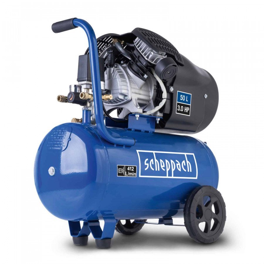 Stūmoklinis kompresorius HC500 50L, Scheppach