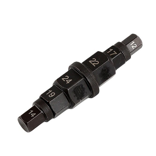 Speciali galvutė motociklo ašiai 12,14,17,19,22,24mm