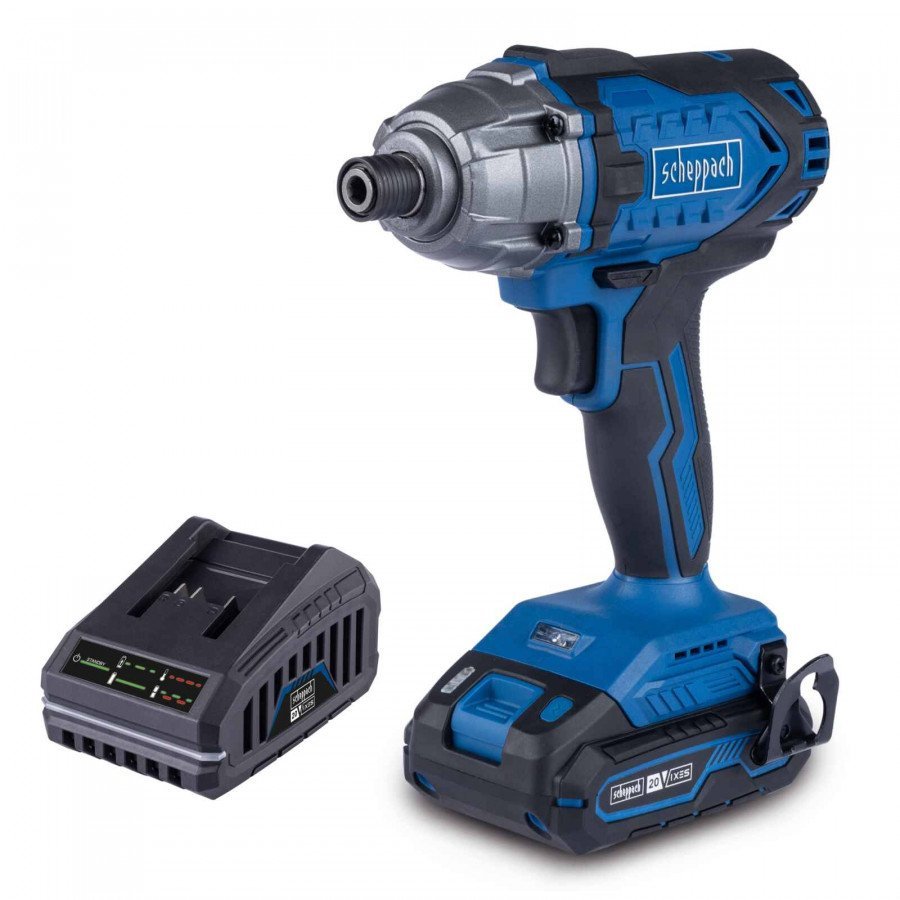 Akumuliatorinis smūginis suktuvas C-ID180-X 20V, set S (2Ah + charger), Scheppach