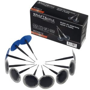 Padangų remonto kaiščiai su lopais 6 mm, 10 vnt. KD5913
