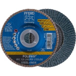 Lapelinis šlifavimo diskas PSF STEELOX , Pferd