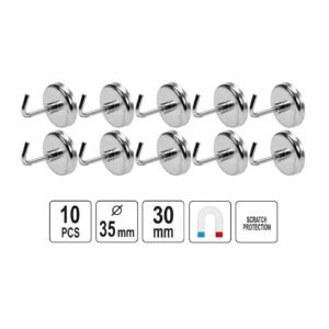 Magnetinių kabliukų rinkinys 10vnt