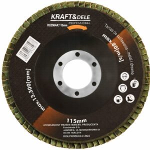 Lamelinis šlifavimo diskas P80, 115 mm KD962