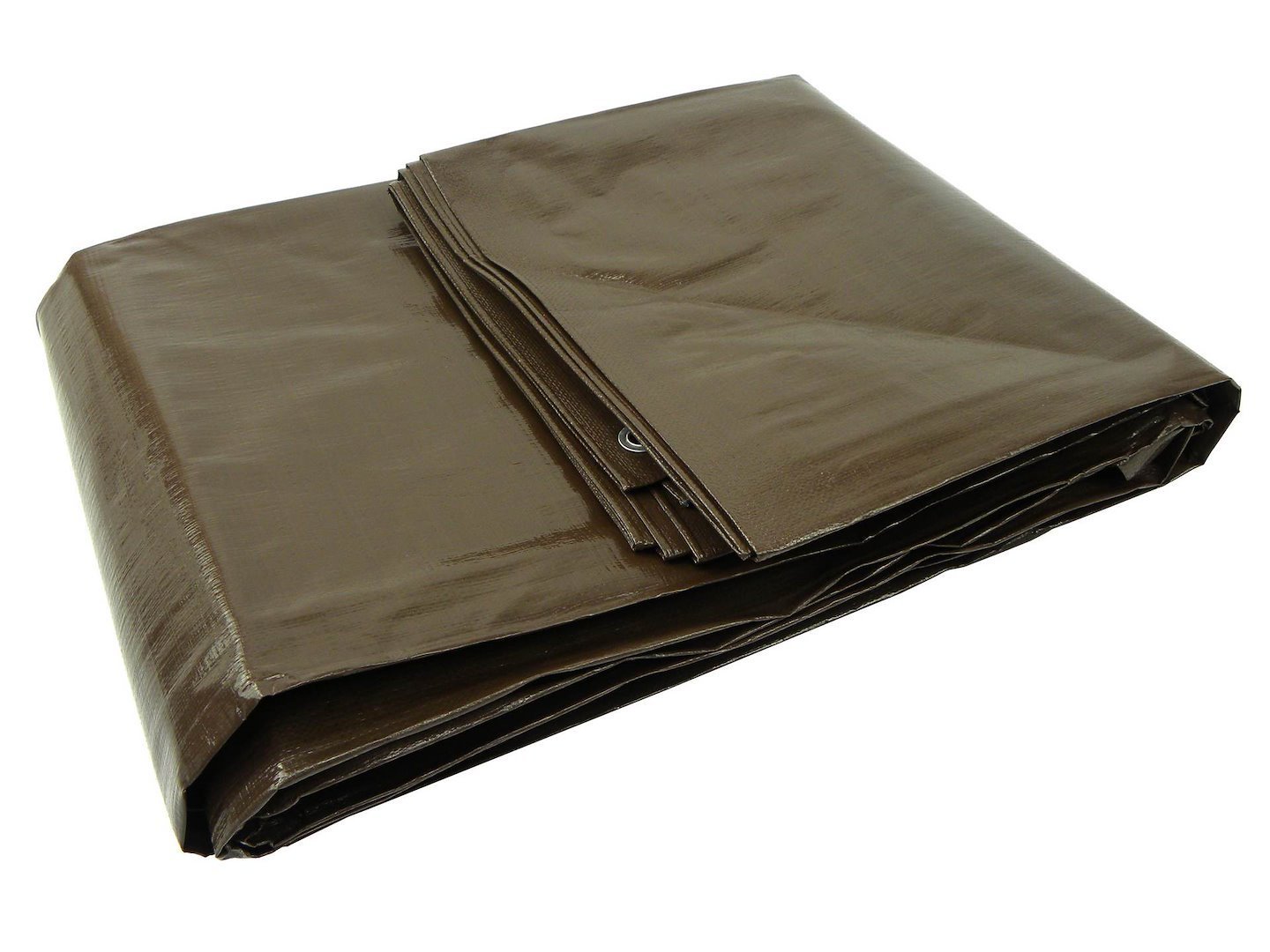 PE apsauginis tentas, 15 × 16 m, rudas, 200 g/m² GEKO G70782